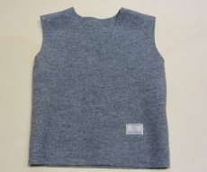 Pickapooh Pullunder, 100% Bio-Wollwalk (kbT), grau