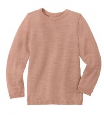 Disana Pullover, 100% Bio-Wolle (kbT), ros