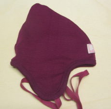 Mütze PICKAPOOH-Zoe, 70% Bio-Wolle (kbT) und Seide, orchidee