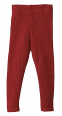 Disana Strick-Leggings,100% Bio-Wolle (kbT), bordeaux