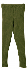 Disana Strick-Leggings, 100% Bio-Wolle (kbT), oliv