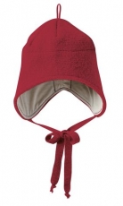 Wollwalk-Mtze Disana-Baumwollfutter, 100% Bio-Wolle(kbT), Futter 100% Bio-Baumwolle(kbA), bordeaux