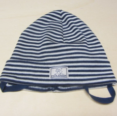 Mütze PICKAPOOH-Schlupper, 70% Bio-Wolle (kbT) und Seide, marine-natur