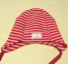 Mütze PICKAPOOH-Emil, 97% Bio-Baumwolle (kbA), rot-rosa