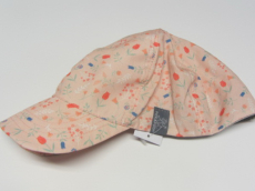Mütze mit Schild, PICKAPOOH-Cap, 100% Bio-Baumwolle (kbA), rosa Blumen