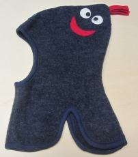 Schlupf-Mtze PICKAPOOH-Max, 100% Bio-Wollfleece (kbT), marine