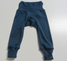Cosilana Baby-Legging, 70% Bio-Wolle (kbT) und Seide, marine