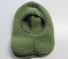 Schlupf-Mtze PICKAPOOH-Sturmhaube, 100% Bio-Wollfleece(kbT), moos