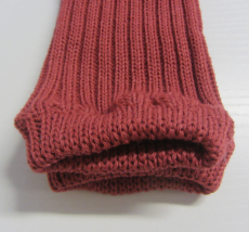 Grödo Stulpen Grobstrick, 100% Bio-Schurwolle(kbT), rosso