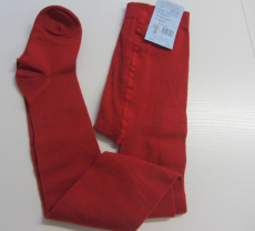 Grdo Damen Woll-Strumpfhosen, 75% Bio-Schurwolle(kbT) 23% Bio-Baumwolle(kbA) 2% Elasthan, rot