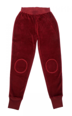 Leela-cotton Schlupf-Nicky-Hose lang, 100% Bio-Baumwollnicky (kbA), bordeaux