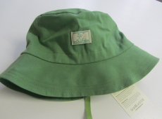Mütze mit Krempe und Tunnelzug, PICKAPOOH-Fischerhut UV 60, 100% Bio-Baumwolle (kbA), green tea