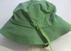 Mütze mit Krempe und Tunnelzug, PICKAPOOH-Fischerhut UV 60, 100% Bio-Baumwolle (kbA), green tea