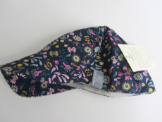 Mütze mit Schild, PICKAPOOH-Cap, 100% Bio-Baumwolle (kbA), marine mit Blumen