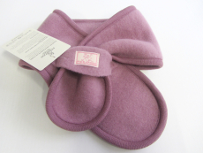 Pickapooh Baby-Schal, 100% Bio-Wollfleece (kbT), altrosa