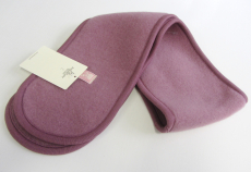 Pickapooh Kinder-Schal, 100% Bio-Wollfleece (kbT), altrosa