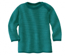 Disana Baby Strickpulli, 100% Bio-Wolle(kbT), pacific-lagoon