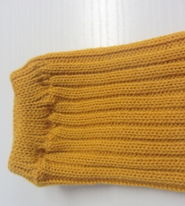 Grödo Stulpen Grobstrick, 100% Bio-Schurwolle(kbT), gelb