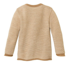 Disana-Strick-Wickel-Jacke, Bio-Wolle, karamell-natur