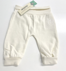 Sense Organics Baumwoll-Baby-Halbhose mit Nabelbund, 100% Bio-Baumwolle (kbA), natur