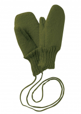 Disana Wollwalk Fustlinge, 100% Bio Wolle (kbT), oliv