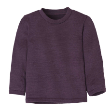 Disana Pullover, 100% Bio-Wolle (kbT), aubergine