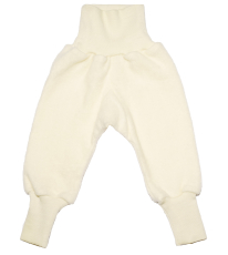Cosilana Baby-Hose lang, 60% Bio-Wolle(kbT) u. 40% Bio-Baumwolle (kbA), natur