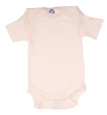 Cosilana Body kurzarm, 70% Bio-Wolle (kbT) und 30% Seide, natur