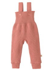 Disana Strick-Trägerhose, 100% Bio-Wolle (kbT), soft pink