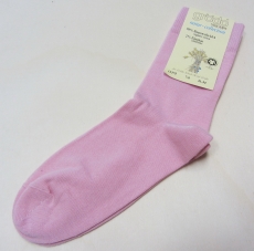 Grdo Kinder Socken, 98% Bio-Baumwolle (kbA) u. 2% Elasthan,  rosa