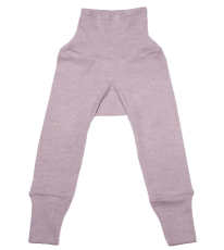 Cosilana Baby-Leggings, 45% Bio-Baumwolle, 35% Bio-Wolle und 20% Seide, grau