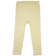 Cosilana Kinder Leggings, 45% Bio-Baumwolle, 35% Bio-Wolle und 20% Seide, grün