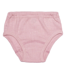 Cosilana Kinder Slip, 45% Bio-Baumwolle, 35% Bio-Wolle und 20% Seide, rosa meliert