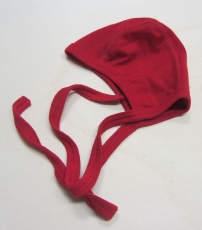 Cosilana Baby-H�ubchen, 70% Bio-Wolle(kbT) und 30% Seide,  rot