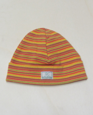 Mütze PICKAPOOH-Schlupper, 97% Bio-Baumwolle (kbA), orange bunt