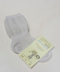Gr�do Baby-Kniestr�mpfe-Speckbeinsocke, 100% Bio-Wolle (kbT), natur