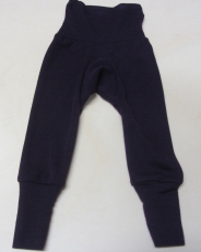 Cosilana Baby-Legging, 70% Bio-Wolle (kbT) und Seide, pflaume