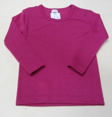 Cosilana Unterhemd langarm, 70% Bio-Wolle (kbT) und Seide, pink