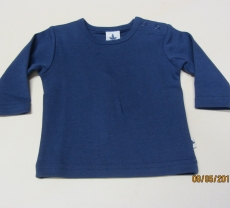 Leela cotton Shirt langarm, 100% Bio-Baumwolle (kbA), marine/indigo