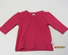 Leela cotton Shirt langarm, 100% Bio-Baumwolle (kbA),  himbeere