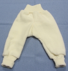 Cosilana Baby-Hose lang, 60% Bio-Wolle(kbT) u. 40% Bio-Baumwolle (kbA), natur