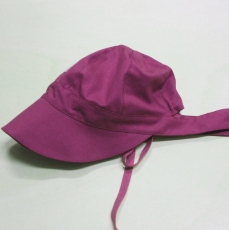 Mütze mit Schild PICKAPOOH-Amelie UV 80, 100% Bio-Baumwolle (kbA), dahlia