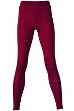 Engel Damen-Leggings, 70% Bio-Wolle (kbT) und Seide, malve