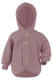 Engel Baby-Jacke mit Kapuze, 100% Bio-Wollfleece (kbT), rose melange