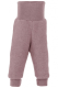 Engel Baby-Hose lang, 100% Bio-Wollfleece (kbT), rose-melange