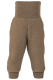 Engel Baby-Hose lang, 100% Bio-Wollfleece (kbT), walnuss-melange