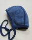 Cosilana Baby-Häubchen, 60% Bio-Wollfleece (kbT) u. 40% Bio-Baumwolle (kbA), marine melange