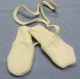 Cosilana Baby-Fäustel ohne Daumen, 60% Bio-Wollfleece(kbT) u. 40% Bio-Baumwolle(kbA), natur