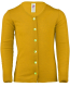 Engel Kinder-Cardigan, 70% Wolle kbT 30% Seide, safran