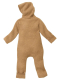 Disana Woll-Walk-Overall mit Kapuze, 100% Bio-Wolle(kbT), karmell